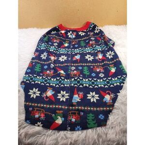 Gnome Holiday Dog Pajamas- measurements in pics